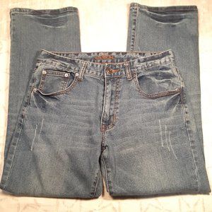 Carbon men's boot flex distress jeans sz 30x27